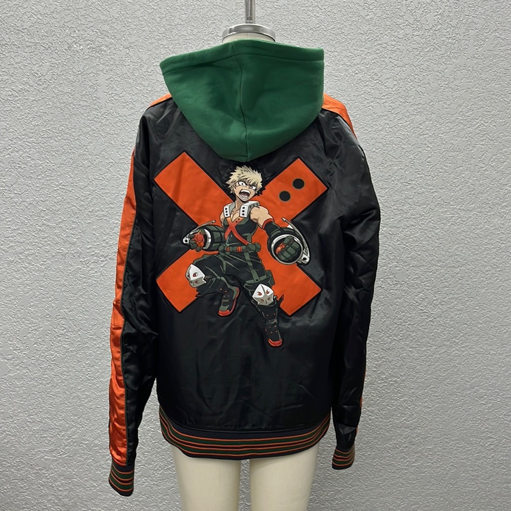 Atsuko My Hero Academia Zip Up Funimation Hooded Jacket Men’s size M